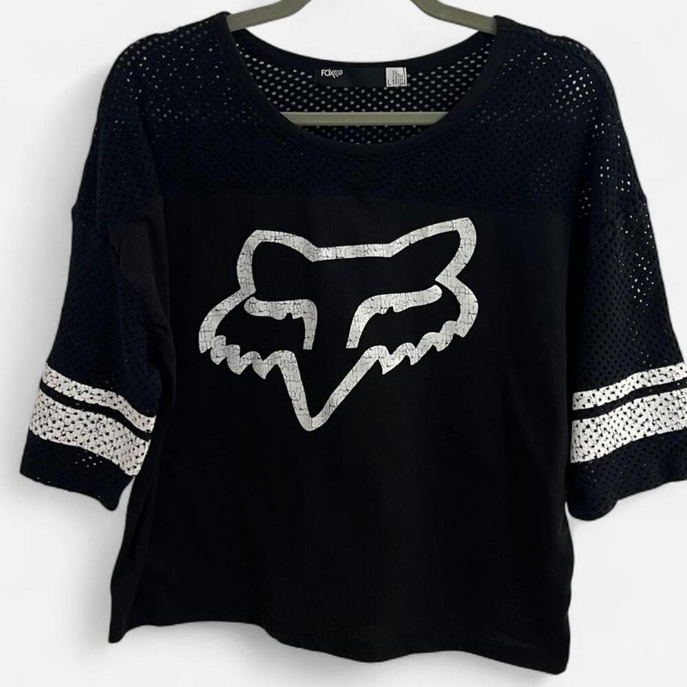 Vintage “FOX Racing” 2000s 2010s Y2K Graphic Tee/Jersey Top